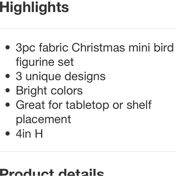 Target Wondershop 3 Piece Featherly Friends Birds - Picture 8 of 12